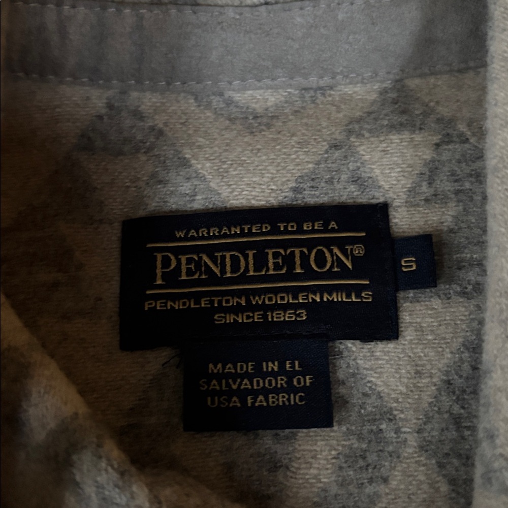 Pendleton Gray Diamond Pattern Vest - image 2